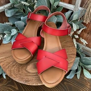 COPY - Red Wedges - Time & Tru